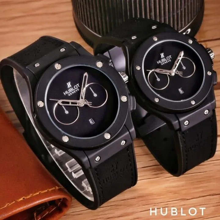 ست ساعت هابلوت Hublot  طرح جدید کیفیت عالی فقط 550 هزا تومن 