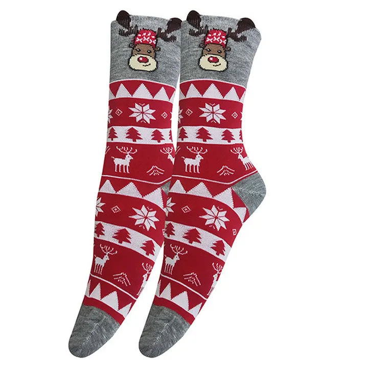 جوراب ساق بلند زنانه تن پوش هنگامه مدل گوزن کد TO1