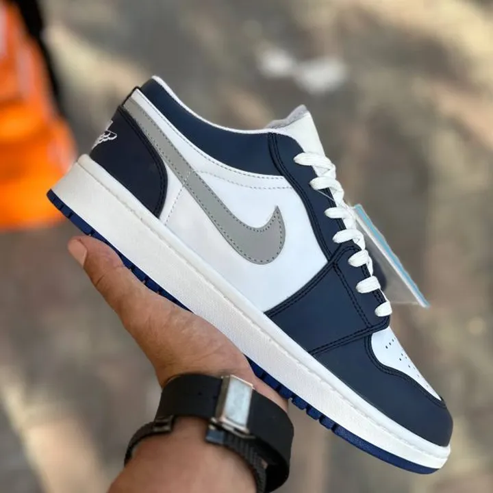 Jordan 1 Low تمام سرمه ای کد(1439)