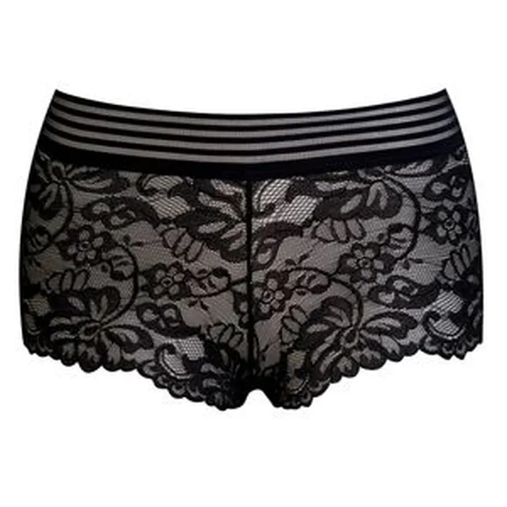 شورت زنانه ماییلدا مدل گیپور کد 4983-2216 رنگ مشکی