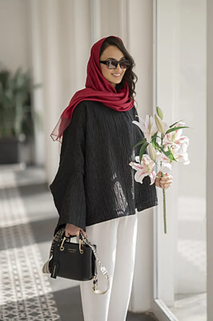 مانتو لیلیوم مشکی