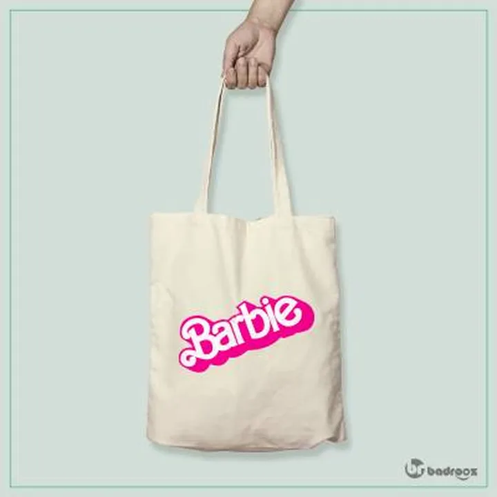 کیف خرید کتان Barbie-LOGO 1