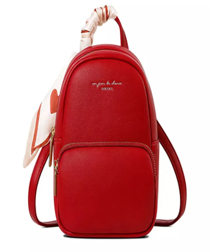 مینی کوله پشتی دخترانه و زنانه تائومیک میک Taomicmic D7089-E Faux Leather Lettering Mini Backpack