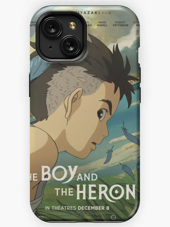 قاب موبایل The Boy and the Heron | قاب پسرک و مرغ ماهی خوار طرح Heron Poster