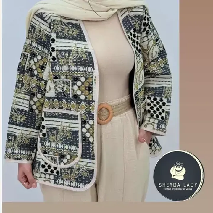 مانتو کتی دخترانه و زنانه جنس تافته مدل هانا