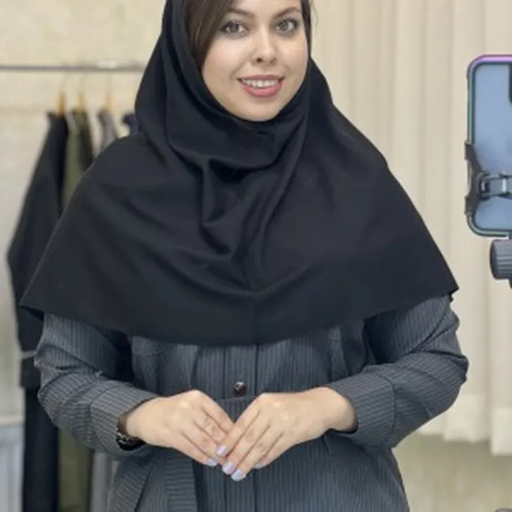 مقنعه ساده دانشجویی اداری