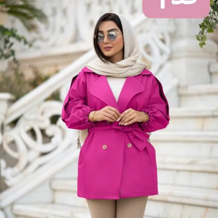 مانتو پاییزه آیدینا کتان فصل پاییز و زمستان شیک زنانه کد 1462