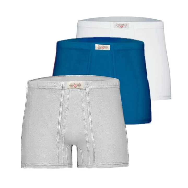 شورت پادار کلاسیک مردانه پنبینه مدل نخ پنبه خالص ص...