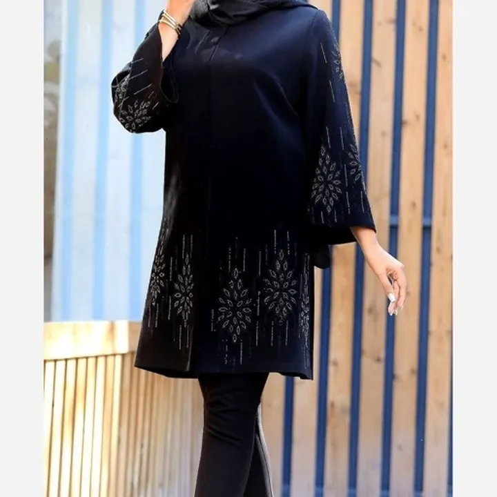 مانتو زنانه مانتو مجلسی قواره بزرگ