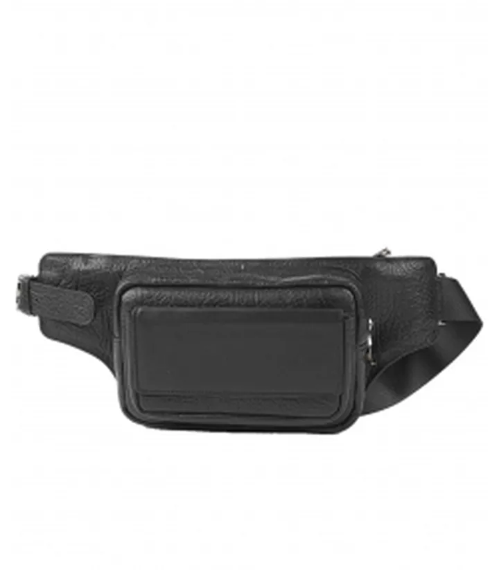 کیف کمری چرم طبیعی بیسراک Bisrak مدل NL-WaistBag-Milano-M