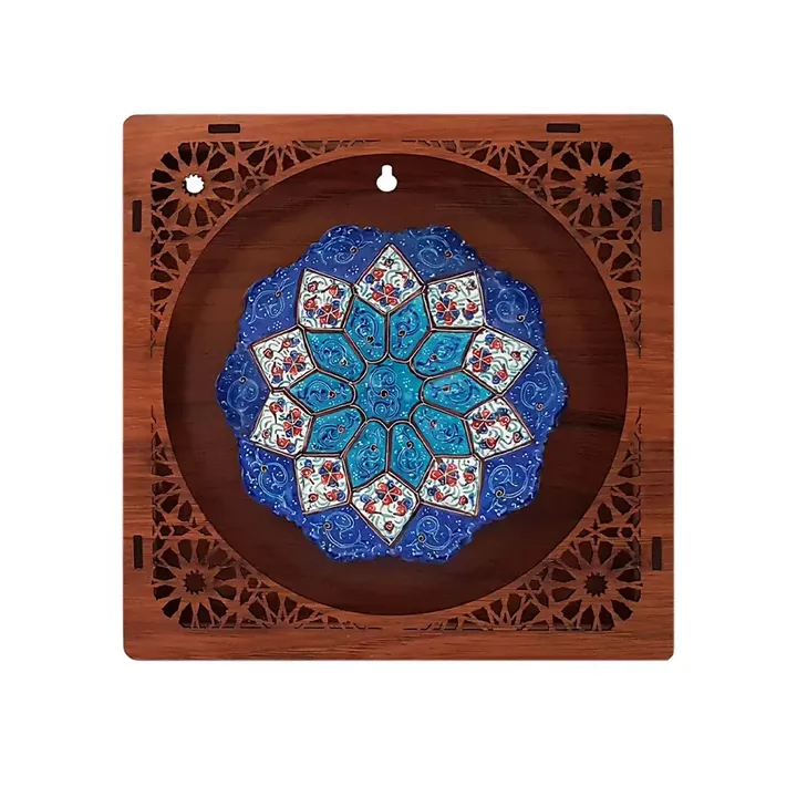 تابلو بشقاب میناکاری کد 247