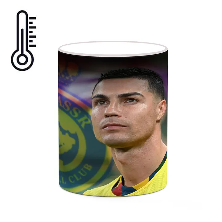 ماگ حرارتی کاکتی طرح Ronaldo رونالدو مدل mgh43072