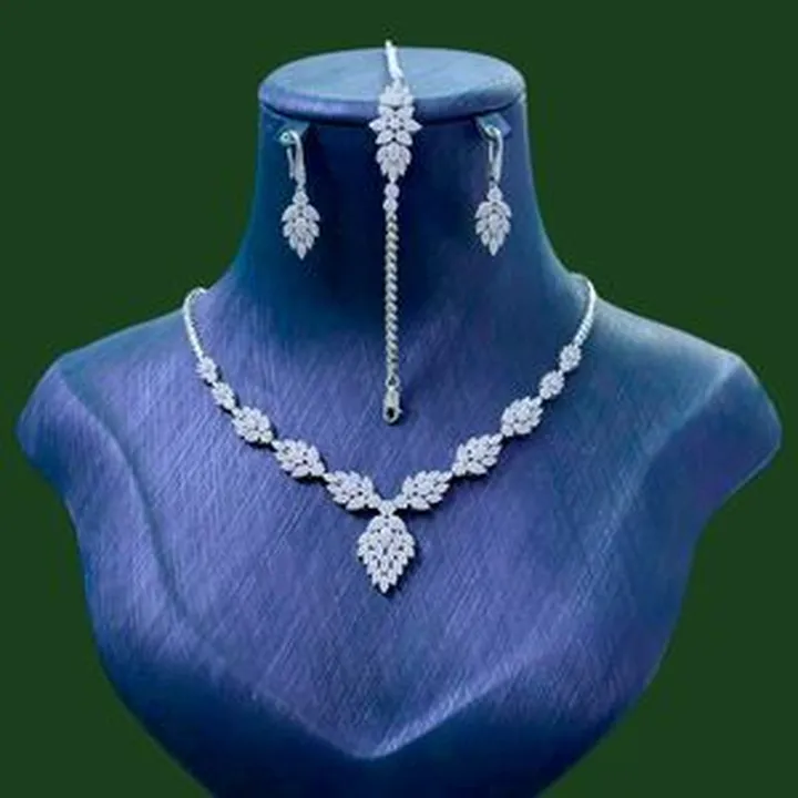 نیم ست نقره زنانه مدل گندم شهر کد 0584