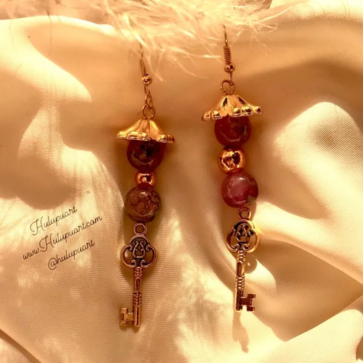 گوشواره دستساز Hulupuart طرح Anabel