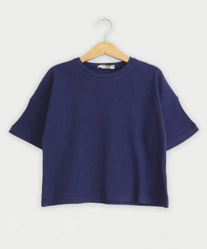 تیشرت آستین کوتاه دخترانه پیانو مدل 10345