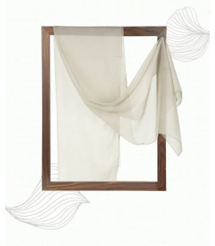 شال حریر زنانه نوولاشال Novella shawl کد 55234