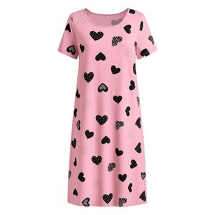 پیراهن آستین کوتاه راحتی زنانه مدل آیرا کد 16