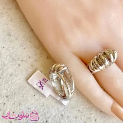 انگشتر زنانه YSX نقره ای رنگ کد 24