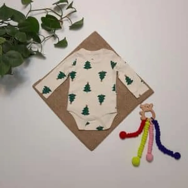 بادی آستین بلند so cute طرح کاج