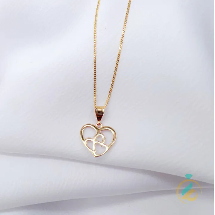 گردنبند طلا قلبی یکتاخواه