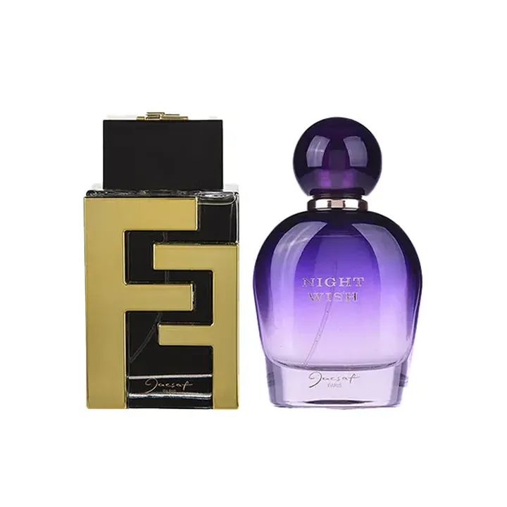 ست ادو پرفیوم مردانه FF و زنانه نایت ویش مهر پایدار برند ژک ساف کد 110