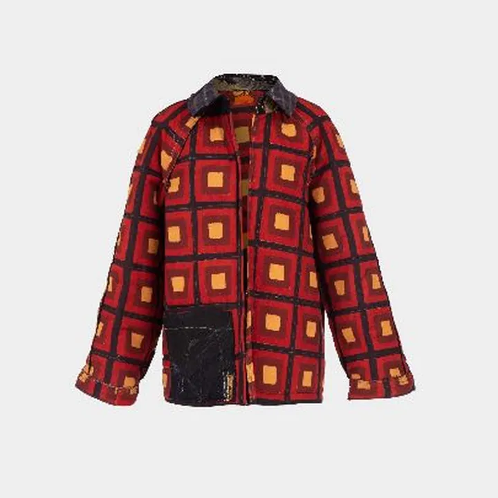 کت کوتاه دورو مشکی قرمز