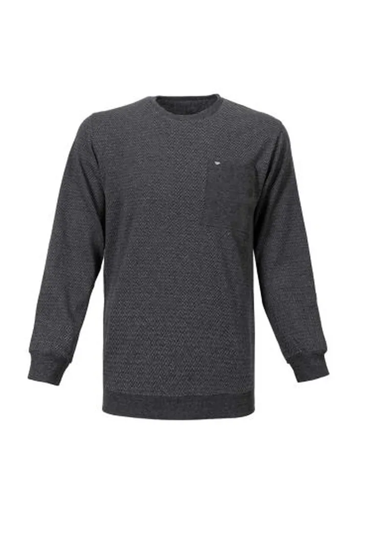 بلوز یقه گرد تک جیب Herbad