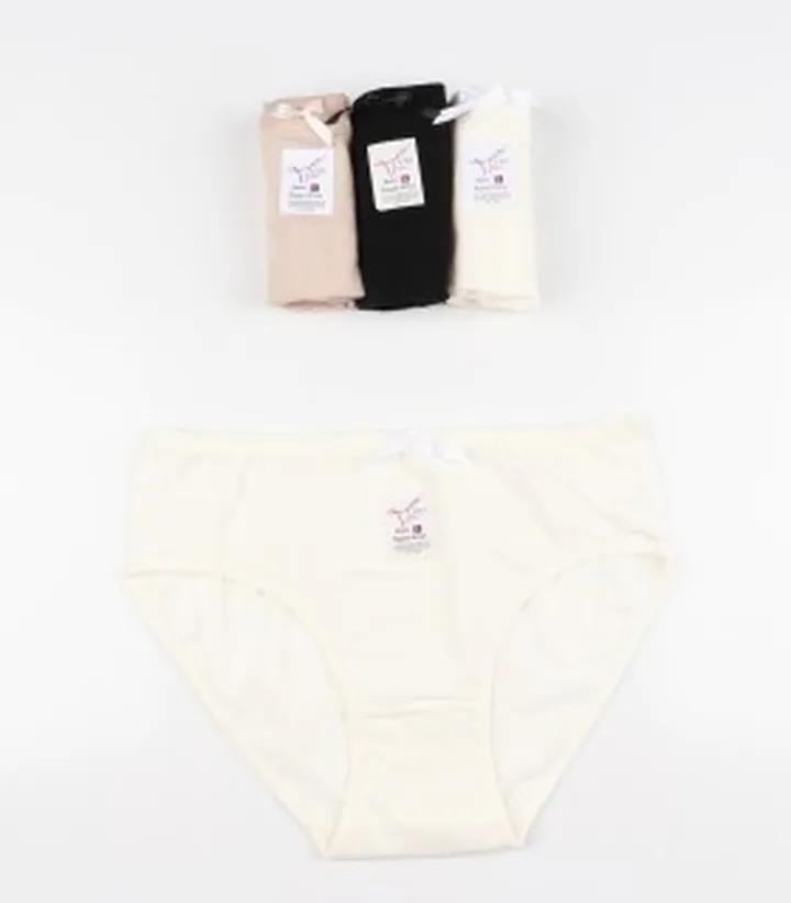 پک 3 عددی شورت نخی زنانه ساده کد 120519