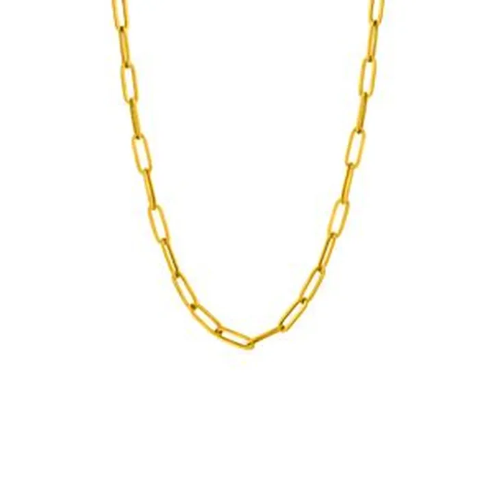 زنجیر هرمس طلا 18 عیار زنانه اقلیمه مدل GT1241