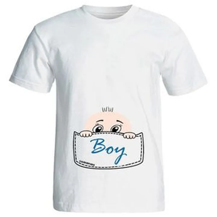 تی شرت بارداری طرح boy کد 3969