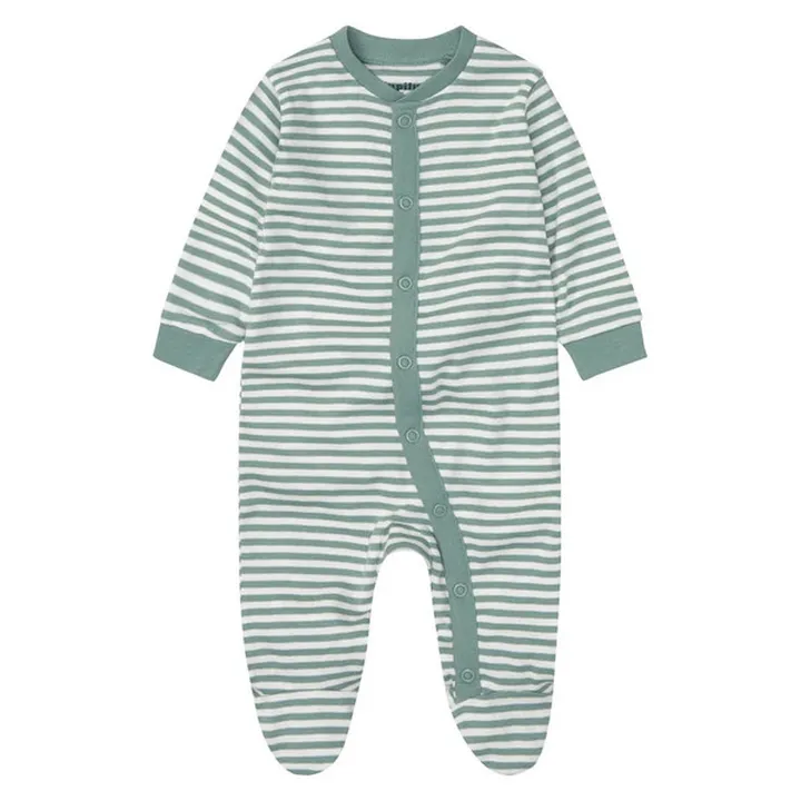 سرهمی نوزادی لوپیلو مدل راه راه رنگ سبز