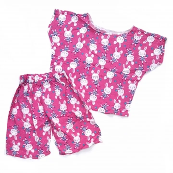 بلوز شورت سرخابی خرگوش