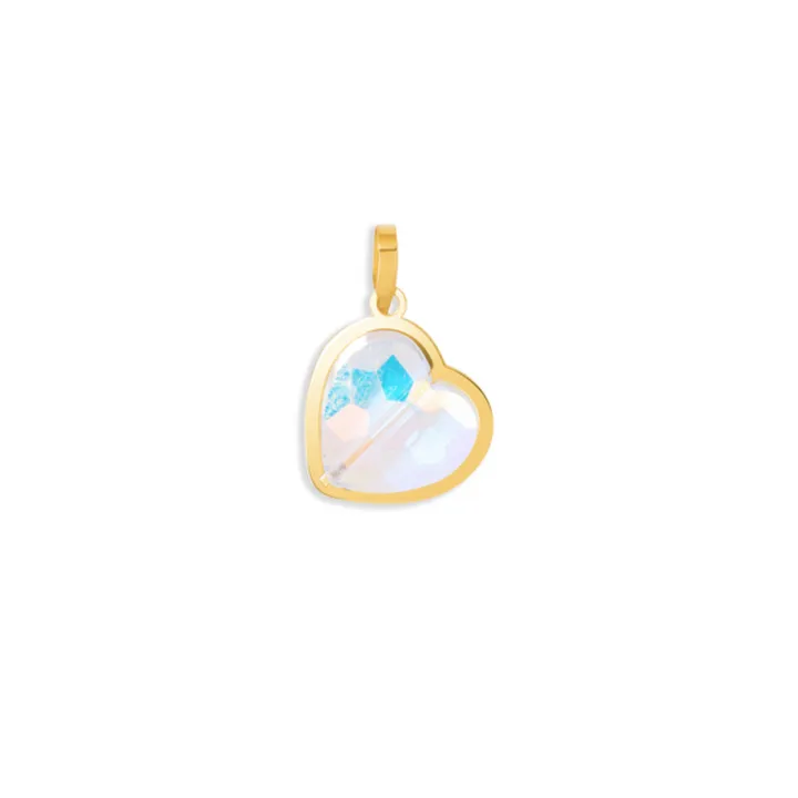 آویز طلا قلب درشت