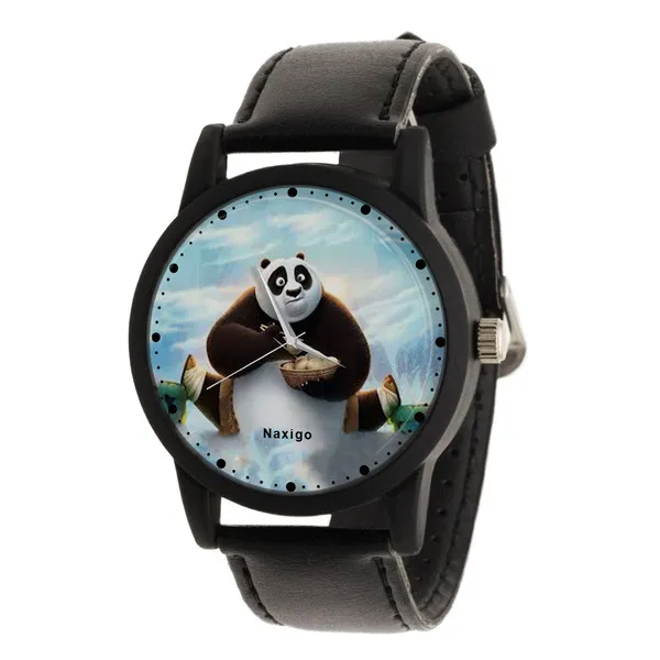 ساعت مچی عقربه ای ناکسیگو مدل kung fu panda کد LF1...