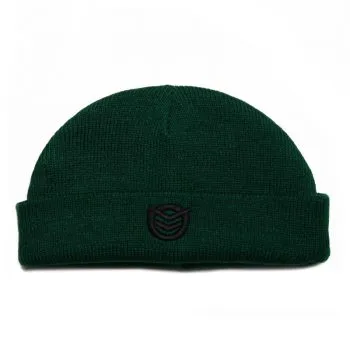 (B037)DARK ARMY GREEN BEANIE HAT