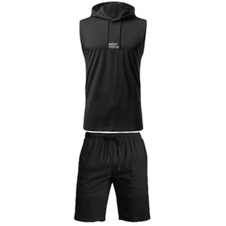 ست تاپ و شلوارک مردانه مدل 14020825a رنگ مشکی