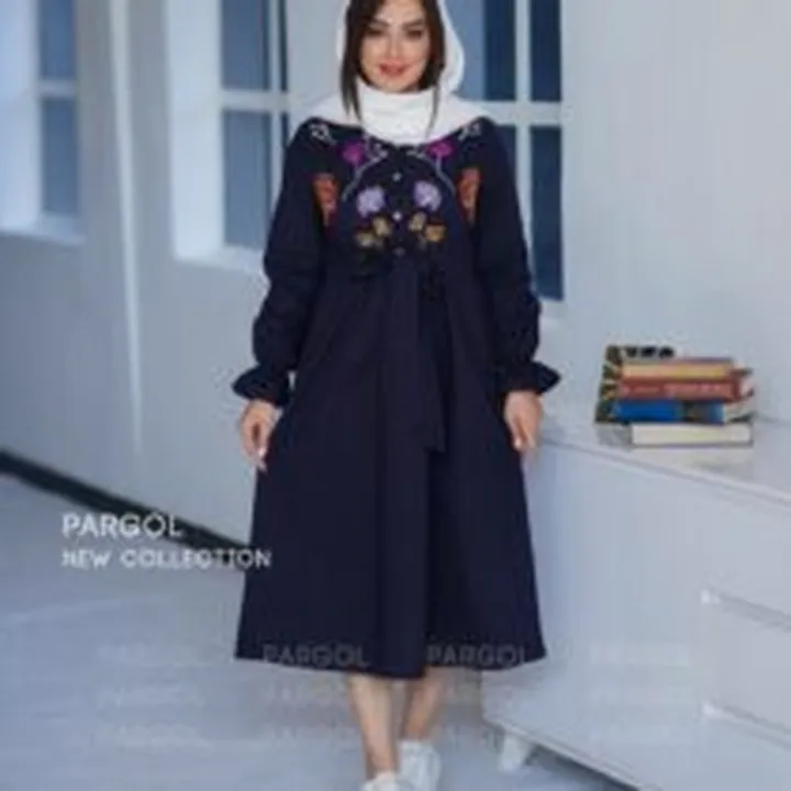 پیراهن نینا سورمه ای
