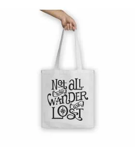 ساک پارچه ای NOT ALL WHO WANDER