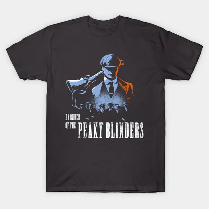 تی شرت کلاسیک پیکی بلایندرز | تی شرت peaky blinders طرح By order of the Peaky Blinders