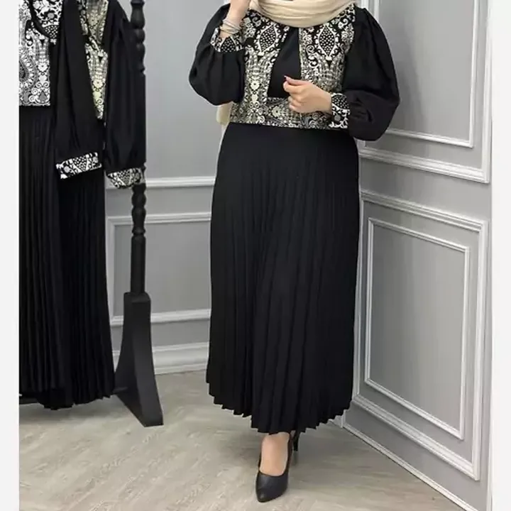 ژیله و پیراهن و کمربند جنس تافته و مازراتی 