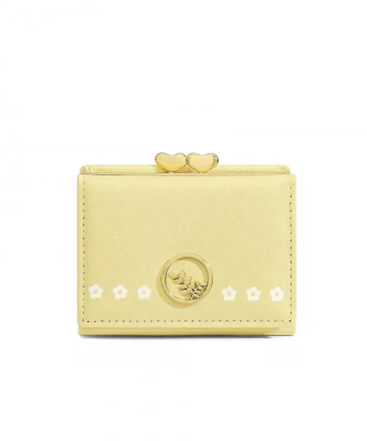 کیف پول زنانه و دخترانه کوچک تاشو قفلی TAOMICMIC Y8894 Short Wallets Women