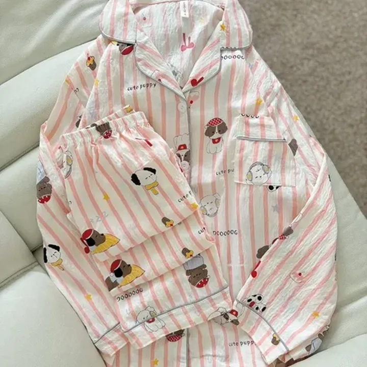 ست پیراهن شلوار استین بلند کد6812