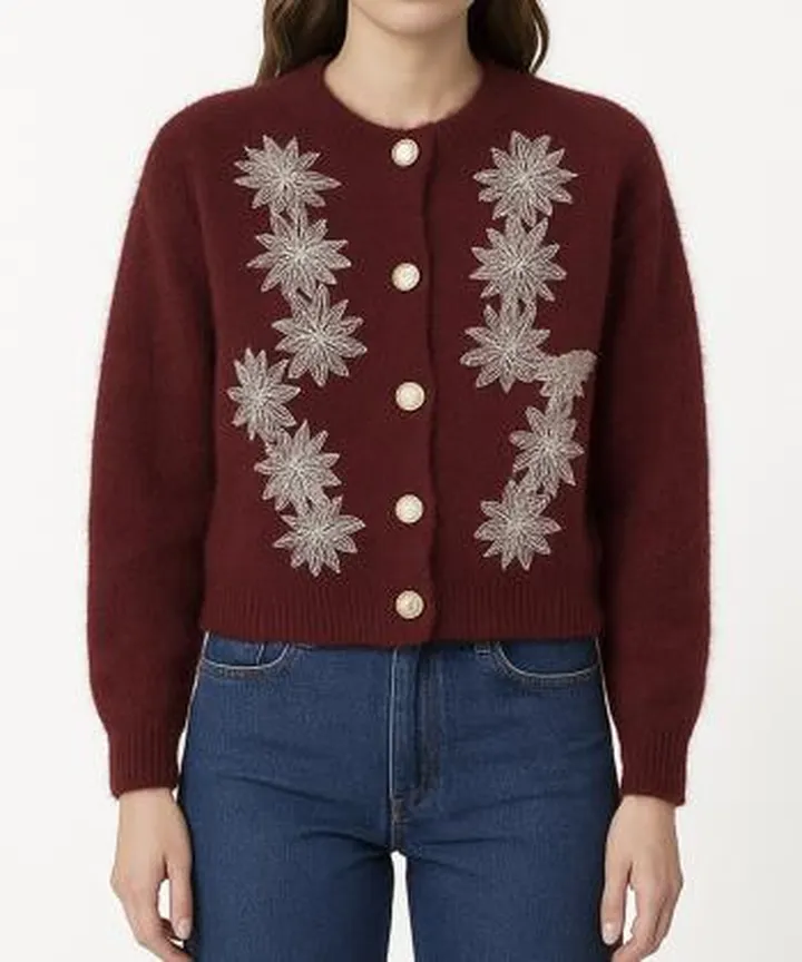 ژاکت بافت زنانه نارين مد كد 91430