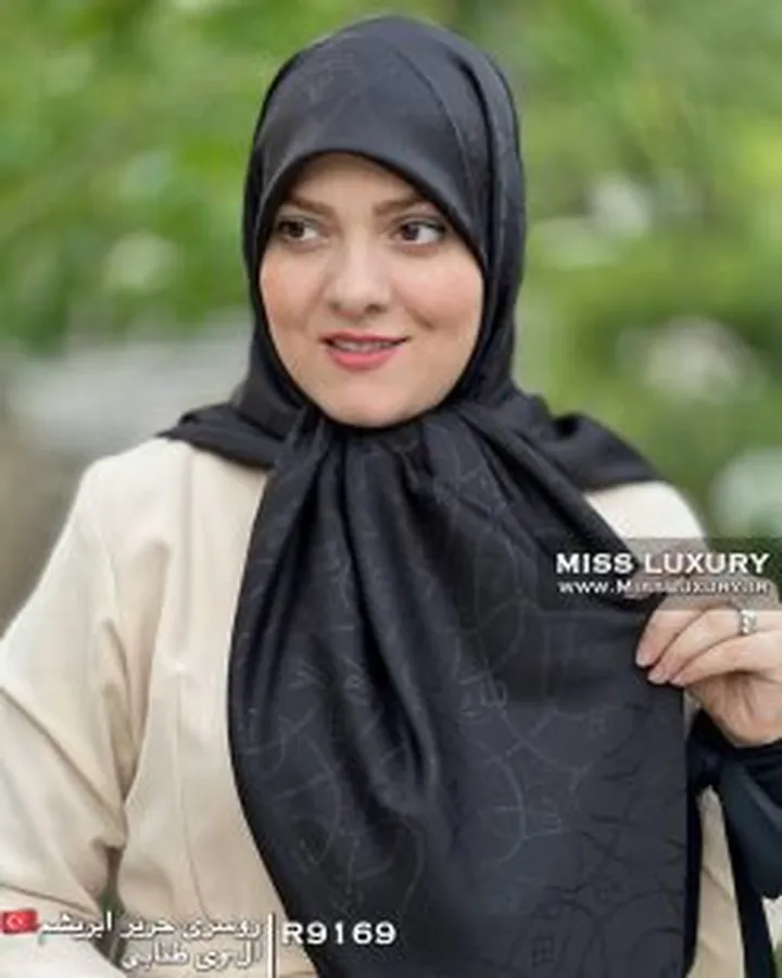 روسری حریر ابریشم ترک ال-وی طنابی R9169
