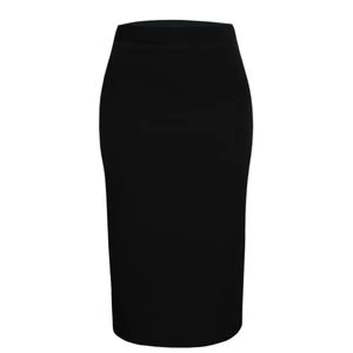 دامن راسته زنانه مدل 601b رنگ مشکی