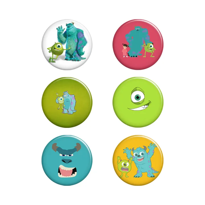 پیکسل ابیگل طرح انیمیشن کارخانه هیولاها سالیوان Monsters Inc کد 010 مجموعه 6 عددی