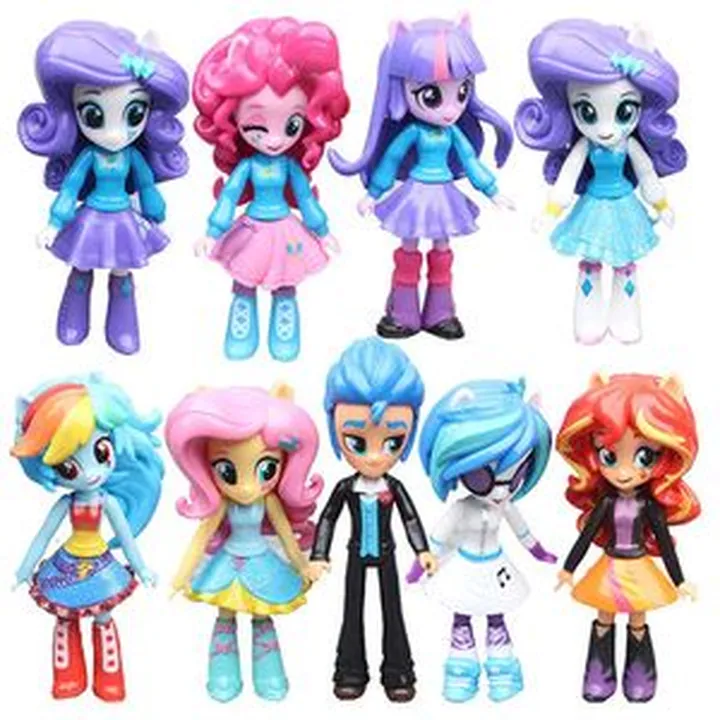 مجموعه فیگور پونی مدل Equestria Girls بسته 9 عددی