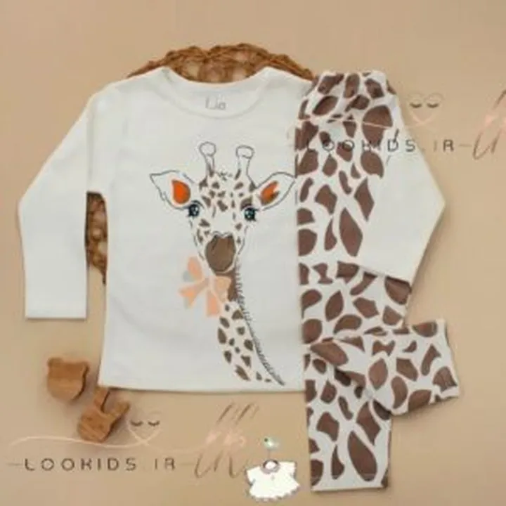 ست بلوز شلوار طرح زرافه از برند Lia – کد LK1018