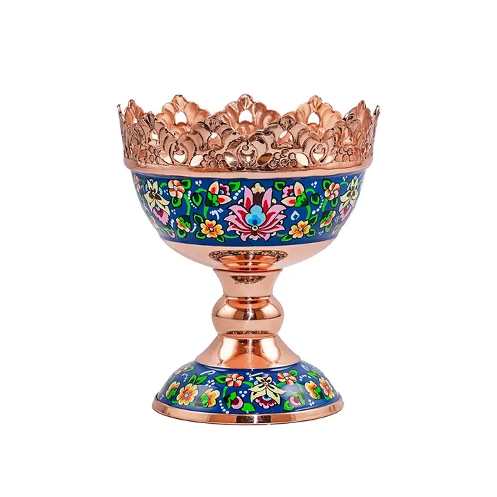 آجیل خوری پایه دار مس و پرداز کد 376