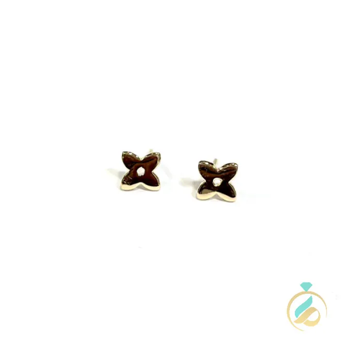 گوشواره طلا لویی ویتون سوزنی